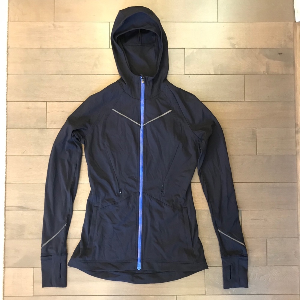 Blue Lululemon hooded jacket/sweatshirt - sz 4